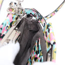 FENDI Micro Peek A Boo Hand Bag Leather Multicolor Auth 147549-20