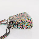 FENDI Micro Peek A Boo Hand Bag Leather Multicolor Auth 147549-4