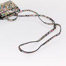 FENDI Micro Peek A Boo Hand Bag Leather Multicolor Auth 147549-9