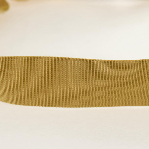 CHANEL New Travel Line Hand Bag Nylon 2way Yellow Silver CC Auth 147551