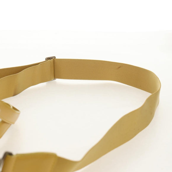 CHANEL New Travel Line Hand Bag Nylon 2way Yellow Silver CC Auth 147551