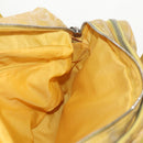 CHANEL New Travel Line Hand Bag Nylon 2way Yellow Silver CC Auth 147551-22