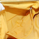 CHANEL New Travel Line Hand Bag Nylon 2way Yellow Silver CC Auth 147551-25