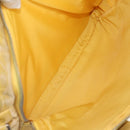 CHANEL New Travel Line Hand Bag Nylon 2way Yellow Silver CC Auth 147551-27