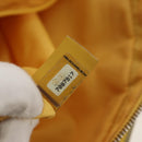 CHANEL New Travel Line Hand Bag Nylon 2way Yellow Silver CC Auth 147551-12