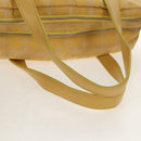 CHANEL New Travel Line Hand Bag Nylon 2way Yellow Silver CC Auth 147551-7