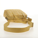 CHANEL New Travel Line Hand Bag Nylon 2way Yellow Silver CC Auth 147551-8