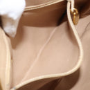 CHANEL Matelasse Chain Shoulder Bag Lamb Skin Beige Gold CC Auth 147554-22