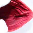 Christian Dior Trotter Canvas Shoulder Bag Red Silver Auth 147558-16