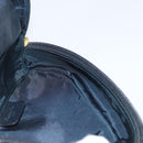 Christian Dior Trotter Canvas Saddle Pouch Blue Gold Auth 147560-17