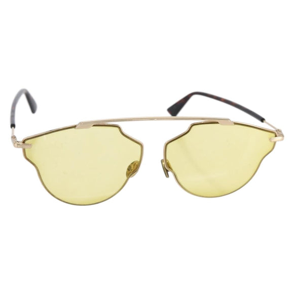 Christian Dior Sunglasses plastic Yellow Auth 147561