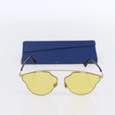 Christian Dior Sunglasses plastic Yellow Auth 147561-12