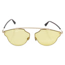 Christian Dior Sunglasses plastic Yellow Auth 147561-2