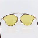 Christian Dior Sunglasses plastic Yellow Auth 147561-8