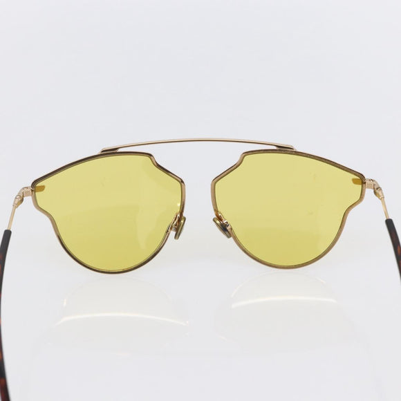 Christian Dior Sunglasses plastic Yellow Auth 147561