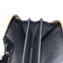 CHANEL Matelasse Compact Wallet Leather Champagne Gold CC Auth 147563V-18