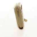 CHANEL Matelasse Compact Wallet Leather Champagne Gold CC Auth 147563V-5