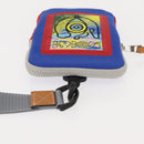 LOEWE Eye Loewe Neck Pouch Canvas Blue Auth 147565-6