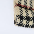 BURBERRY Nova Check Shoulder Pouch Canvas Beige Auth 147566-10