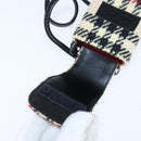 BURBERRY Nova Check Shoulder Pouch Canvas Beige Auth 147566-14