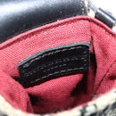 BURBERRY Nova Check Shoulder Pouch Canvas Beige Auth 147566-15