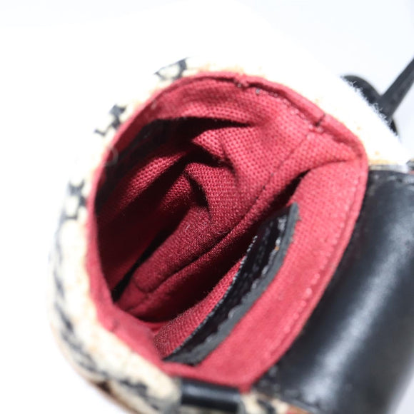 BURBERRY Nova Check Shoulder Pouch Canvas Beige Auth 147566