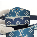 LOUIS VUITTON Monogram Escal Ceinture Belt 37.6"" Blue M0253W LV Auth 147571M-10
