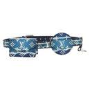 LOUIS VUITTON Monogram Escal Ceinture Belt 37.6"" Blue M0253W LV Auth 147571M-14