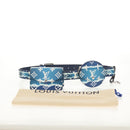 LOUIS VUITTON Monogram Escal Ceinture Belt 37.6"" Blue M0253W LV Auth 147571M-13