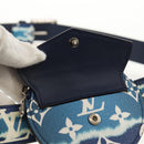 LOUIS VUITTON Monogram Escal Ceinture Belt 37.6"" Blue M0253W LV Auth 147571M-7