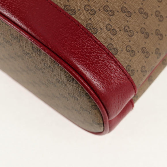 GUCCI Micro GG Supreme Doraemon Collaboration Bag PVC Beige 655597 Auth 147572M