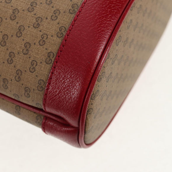 GUCCI Micro GG Supreme Doraemon Collaboration Bag PVC Beige 655597 Auth 147572M