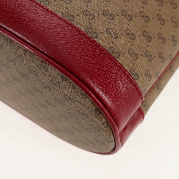 GUCCI Micro GG Supreme Doraemon Collaboration Bag PVC Beige 655597 Auth 147572SM