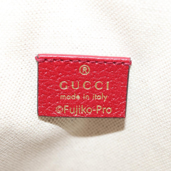 GUCCI Micro GG Supreme Doraemon Collaboration Bag PVC Beige 655597 Auth 147572SM