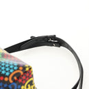 GUCCI GG Psychedelic Boston Bag PVC 2way Multicolor Silver 587866 Auth 147573M-12