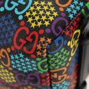 GUCCI GG Psychedelic Boston Bag PVC 2way Multicolor Silver 587866 Auth 147573M-17
