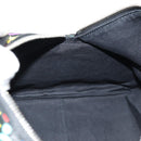 GUCCI GG Psychedelic Boston Bag PVC 2way Multicolor Silver 587866 Auth 147573M-22