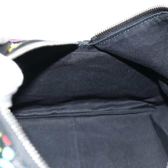 GUCCI GG Psychedelic Boston Bag PVC 2way Multicolor Silver 587866 Auth 147573M