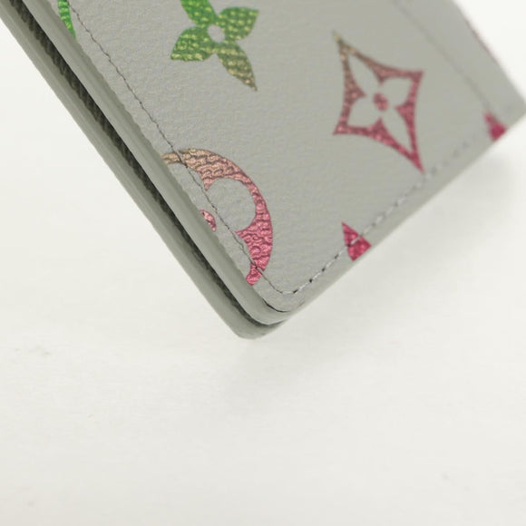 LOUIS VUITTON Multicolor Organizer De Poch Card Case Gray M13910 LV Auth 147575SAM