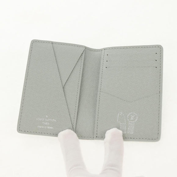 LOUIS VUITTON Multicolor Organizer De Poch Card Case Gray M13910 LV Auth 147575M