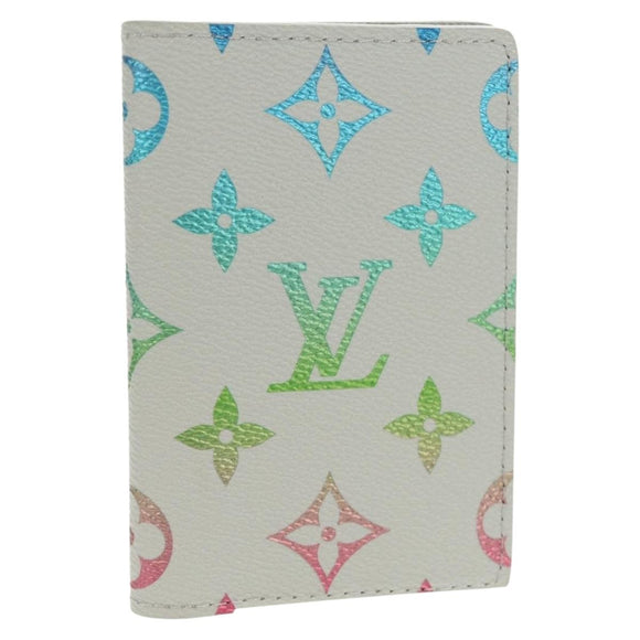 LOUIS VUITTON Multicolor Organizer De Poch Card Case Gray M13910 LV Auth 147575SAM