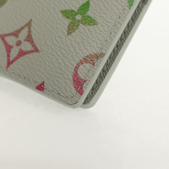 LOUIS VUITTON Multicolor Organizer De Poch Card Case Gray M13910 LV Auth 147575SAM