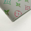 LOUIS VUITTON Multicolor Portefeuille Slender Wallet Gray M14354 LV Auth 147576M-14