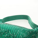 PRADA Shoulder Bag Sequin Green Silver Auth 147577SM-8