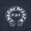 Chrome Hearts Horseshoe Print Long Sleeve Top Cotton Black Auth 147578M-8