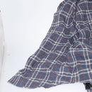 Chrome Hearts Check Shirt Long Sleeved Cotton Navy Auth 147580M-15