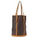 LOUIS VUITTON Monogram Bucket GM Shoulder Bag M42236 LV Auth 147581-1