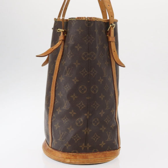 LOUIS VUITTON Monogram Bucket GM Shoulder Bag M42236 LV Auth 147581