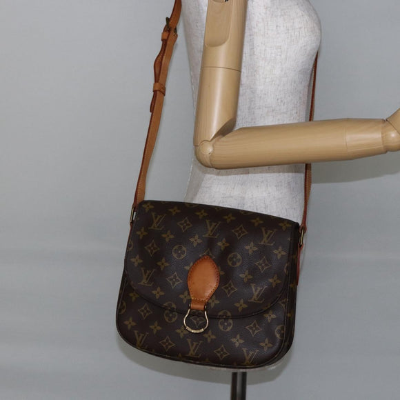 LOUIS VUITTON Monogram Saint Cloud GM Shoulder Bag M51242 LV Auth 147604