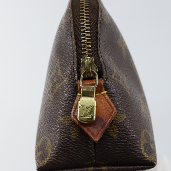 LOUIS VUITTON Monogram Pochette Cosmetic PM Cosmetic Pouch M47515 LV Auth 147606